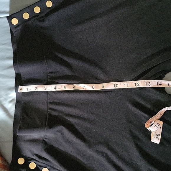 Halston Wide Leg Paper Bag Pants - Picture 4 of 6